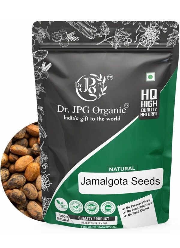 Jamalgota Seeds-100g | Croton Tiglium | 100% Natural | ISO & GMP Certified.