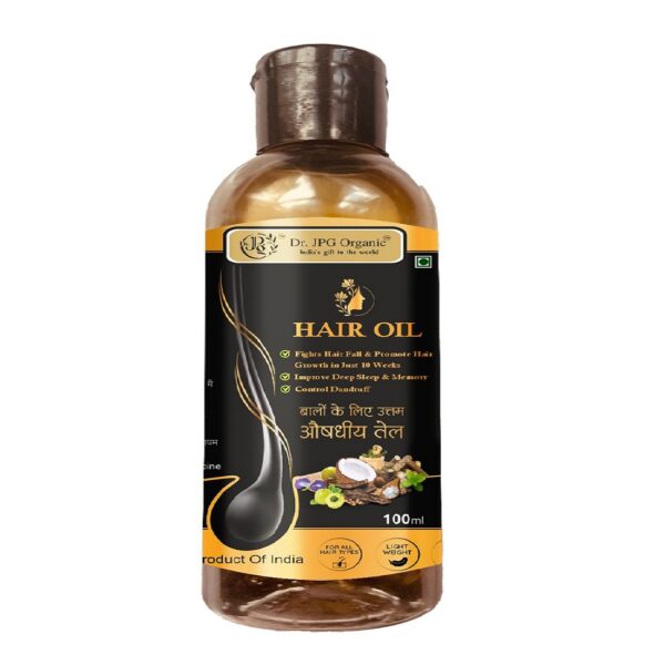 Dr. JPG Organic hair oil For hair growth, Prevent Hair Fall 100ml