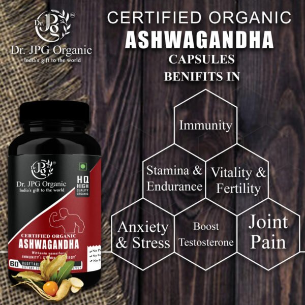 organic ashwagandha capsules - Image 2