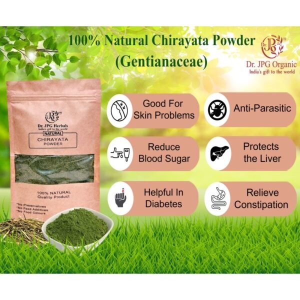 Chirayata Powder-200g | Swertia | 100% Natural | ISO & GMP Certified. - Image 2