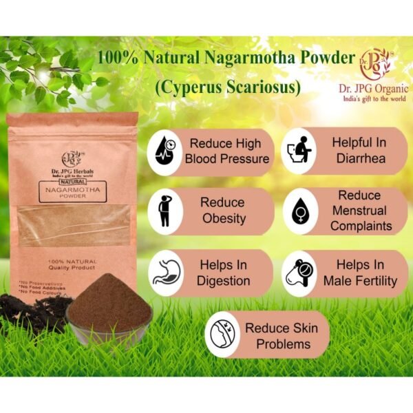 Nagarmotha Powder-200g | Cyperus Scariosus | 100% Natural | ISO & GMP Certified. - Image 2