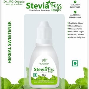 Dr. JPG Organic Stevia Drops Liquid 10ml / Extract Stevia Drops/Pure Natural Plant Based Sweetner/Natural Sweetner.