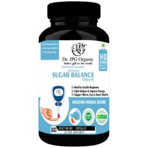 Sugar Balance 500mg, 60 veg Cap. | INDIA Orgnaic Certified | ISO & GMP Certified.
