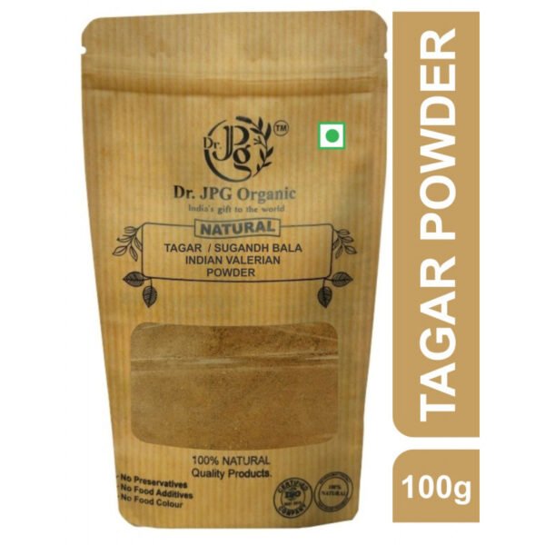 Tagar / Sugandhbala Powder-100g | Valeriana Wallichii | 100% Natural | ISO & GMP Certified.