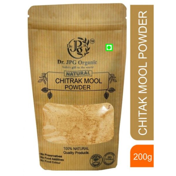 Chitrak Mool Powder-200g | Plumbago Indica| 100% Natural | ISO & GMP Certified.