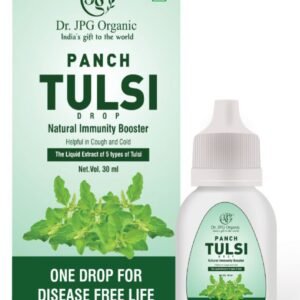 Dr. JPG Organic Panch Tulsi Drops 30ml / Panch Tusli Drops Extract/Natural Imunity Booster.