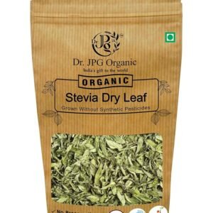 DR. JPG ORGANIC Stevia Dry Leaves Organic 150g / Stevia Sugar Free/Natural Sweetener/Stevia Rebaudiana/Zero Calorie INDIA ORGANIC Certified. Pack Of 1